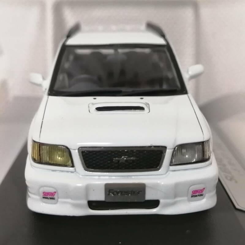 HI-STORY ハイストーリー 1/43 SUBARU FORESTER sti2000 スバル フォレスター ピュアホワイト 検 京商 エブロ ミニチャンプス ミニカー