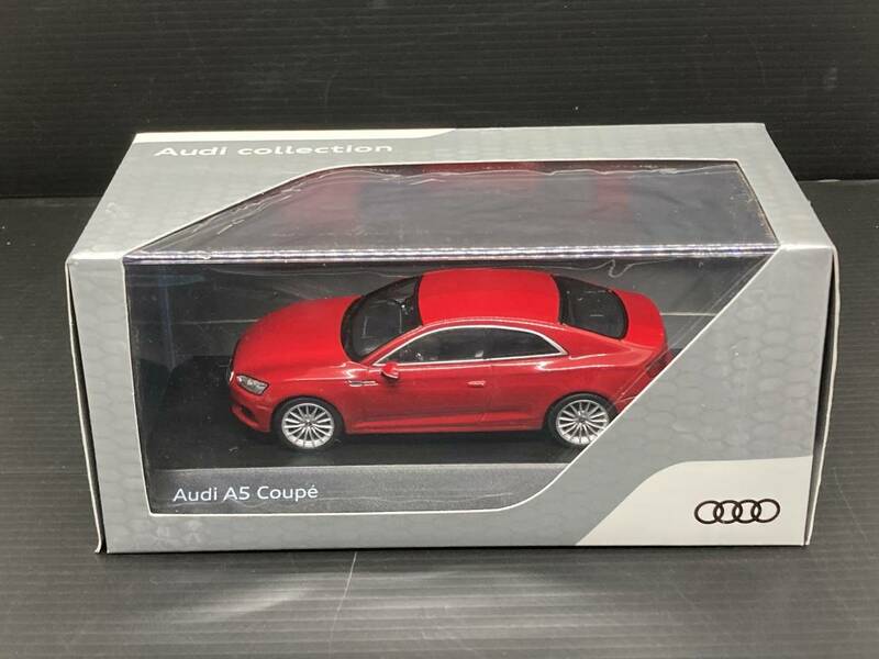 アウディ A5クーペ 1/43 AUDI ミニカー 未開封 レッド