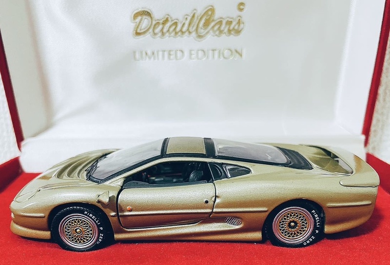 【未使用!】Ж ディテールカーズ 1/43 JAGUAR ジャガー XJ220 1993 金 Gold Detail Cars ART1008 Ж Daimler デイムラー XJ13 XKSS XJ XK