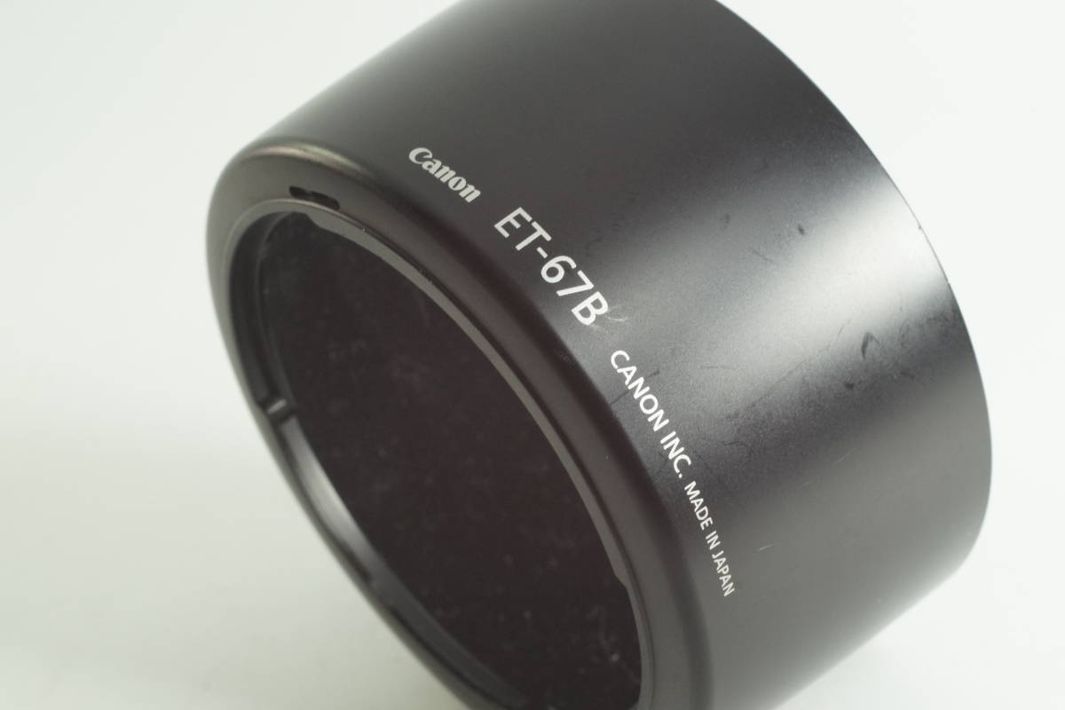 影CG【並品】CANON ET-67B EF-S60mm F2.8マクロ USM 用 キャノン キヤノン レンズフード