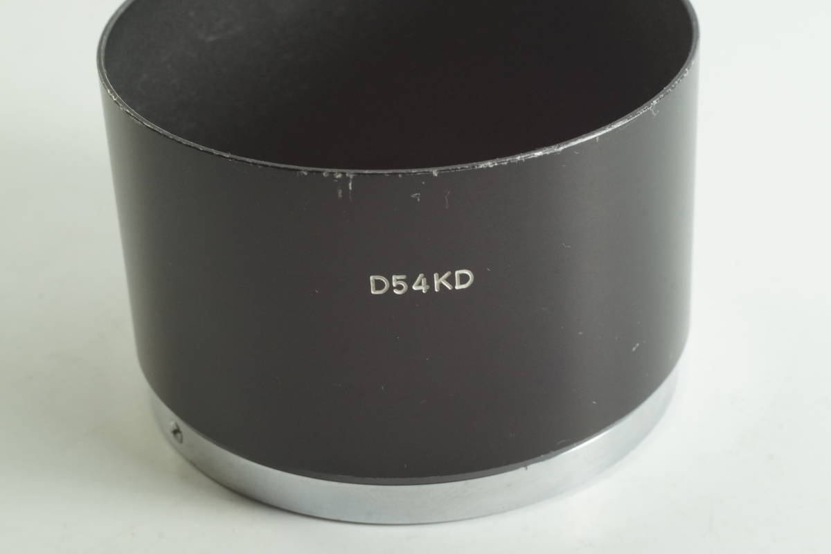 影CG【並品 】minolta D54KD ミノルタ Auto100mmF3.5、MC100mmF3.5用 内径54mm カブセ式 メタルフード