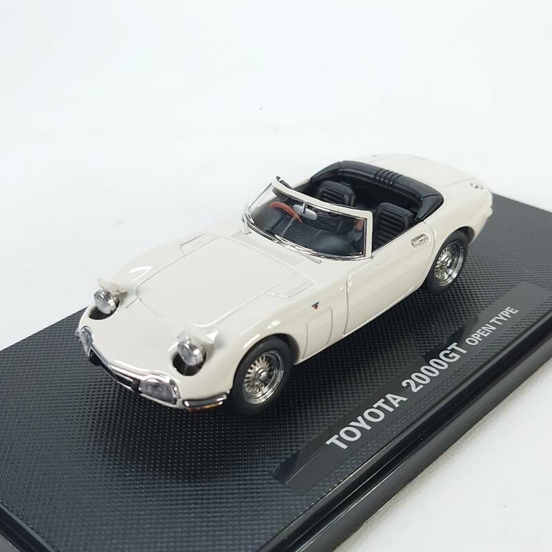 1/43 TOMICA EBBRO TOYOTA 2000GT OPEN TYPE ホワイト ミニカー トヨタ トミカ エブロ TOMYTEC 現状品