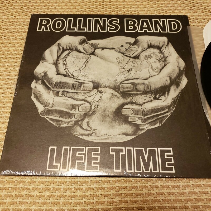 ロリンズバンド /ライフタイム ROLLINS BAND/ LIFE TIME レコード LP シュリンク付き TXH.8A