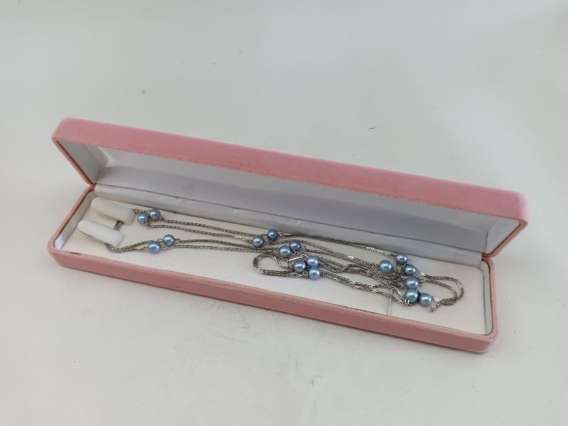 0701-0011　 中古★宝石 ジュエリー jewelry パール 真珠 ロング　ネックレス 130㎝