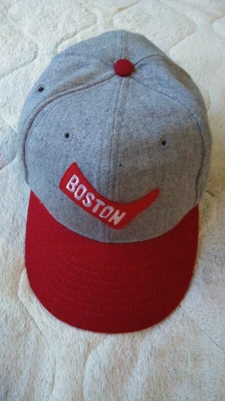 BOSTON REDSOX レプリカ　キャップ　７3/8 ROMAN ビンテージ　MLB メジャーリーグ