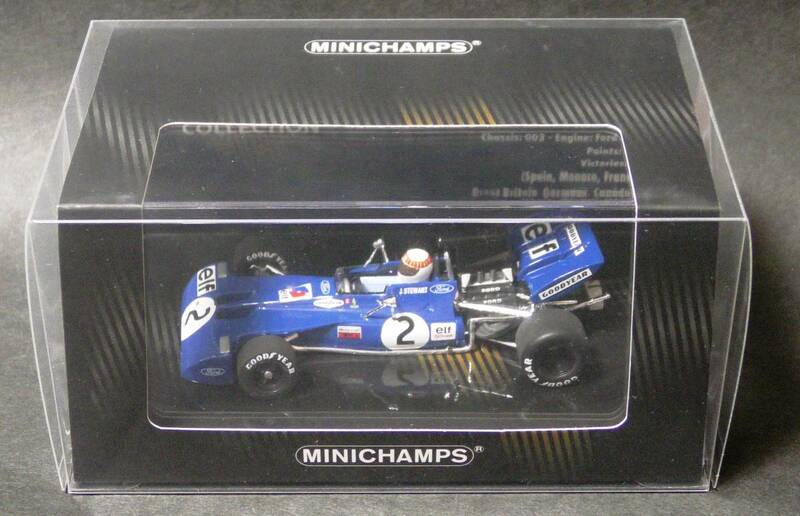 未展示 1/43 1971 Tyrrell Ford 003 J.Stewart #2 ティレル フォード J・スチュワート World Champion F1 MINICHAMPS ミニチャンプス