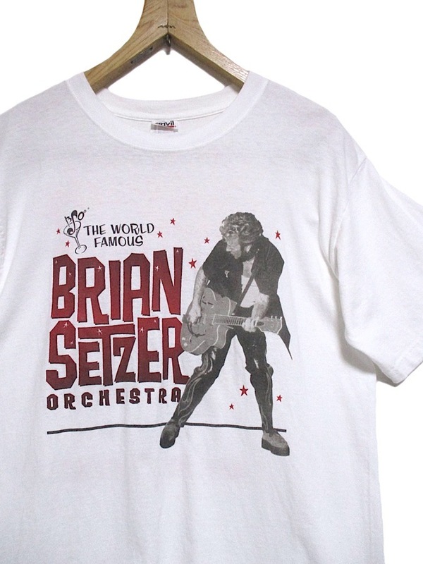 The Brian Setzer Orchestra Japanese Tour 2002　ブライアン・セッツァー・オーケストラ ジャパンツアー Tシャツ　anvil Mサイズ