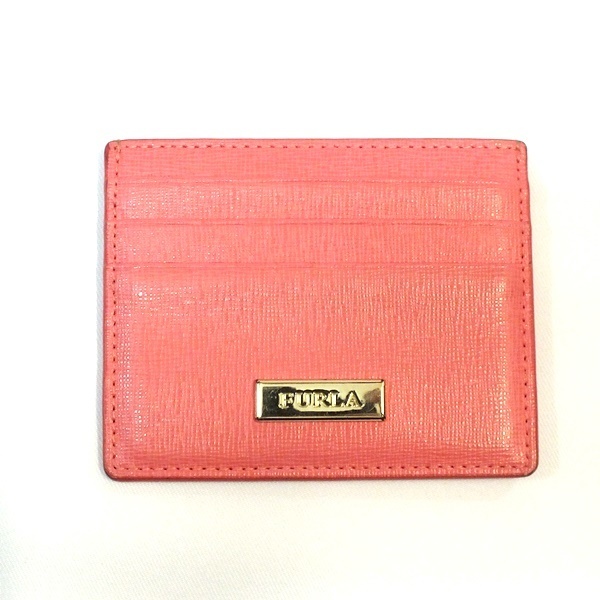 FURLA フルラ レザー カードケース【送料無料】【質屋かんてい局横浜港南店】中古品 used AB