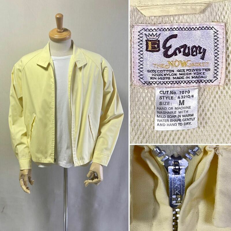 1980s Envoy Poplin Jacket. Size M