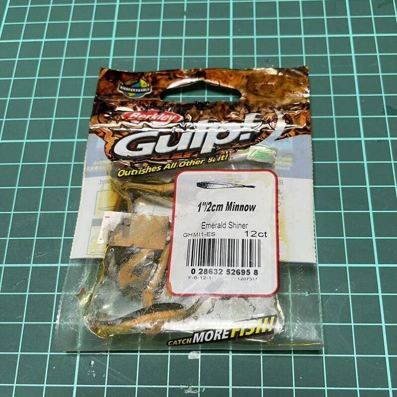 バークレー ガルプ ミノー 1インチ エメラルドシャイナー 12ct バークレイ Gulp SW ワーム berkley