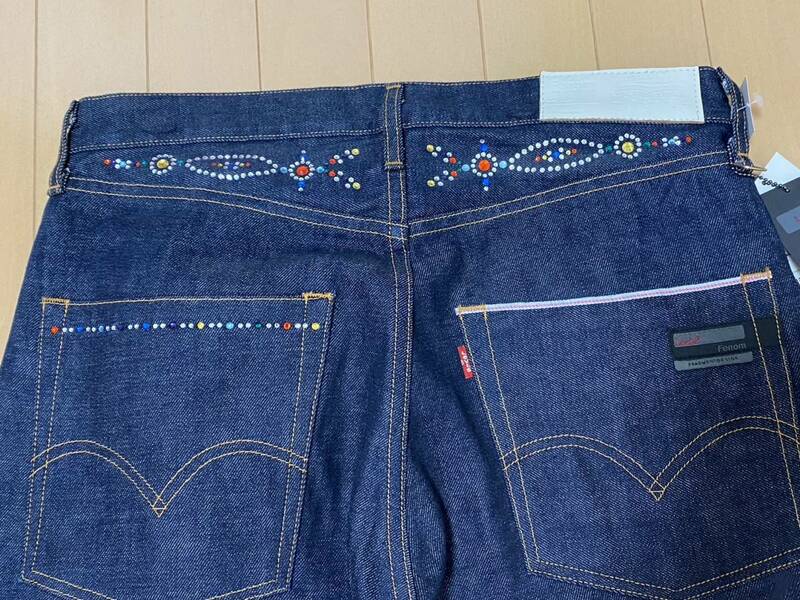 希少！デッドストック FRAGMENT DESIGN×LEVI'S Fenom　FM505-0055 Multi Color CRYSTAL DISCO Decoration　藤原ヒロシ