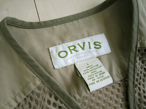 【希少サイズ】ORVIS フィッシング タックル ベスト メッシュ タイプ 終了 モデル オービス＃04070505