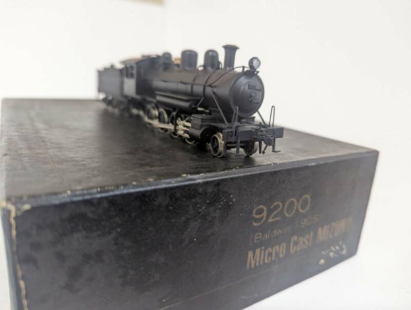 美品 動作確認済み 箱付 希少 0427　マイクロキャスト水野 9200形 9201号機 蒸気機関車　HOゲージ 鉄道模型 microcast mizuno　国鉄