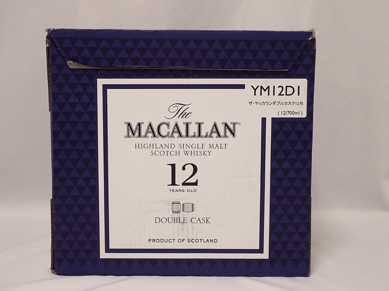 20歳以上！！【未開栓】The MACALLAN ザ・マッカラン12年 DOUBLE CASK 40% 700ml ダブルカスク 12本セット売り 送料無料！！