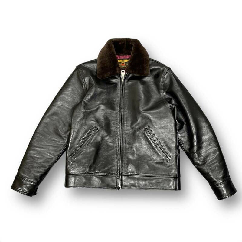 ● CALEE SPORTS TYPE HORSE LEATHER JACKET スポーツタイプ ホースレザー ジャケット 革ジャン キャリー CL-19AW055