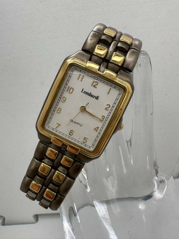 【Lombardi】クォーツ　腕時計 中古品　電池交換済み　稼動品