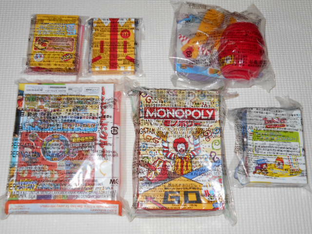 マクドナルド オリジナルパーティーゲーム 全6種類セット★袋開封済み新品未使用
