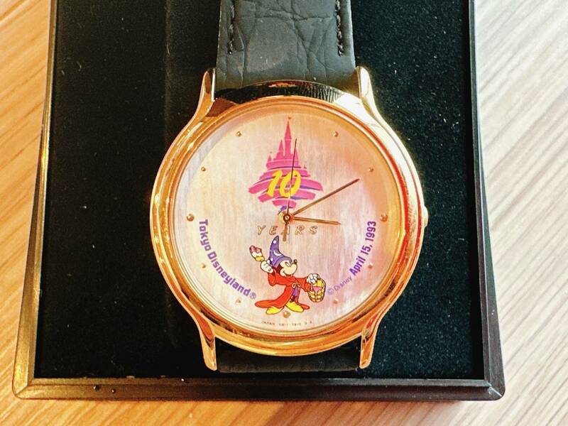 ◆祝！ファンタジースプリングス◆TDL東京ディズニーランド10周年 キャスト限定 ウォッチ（腕時計）非売品◆