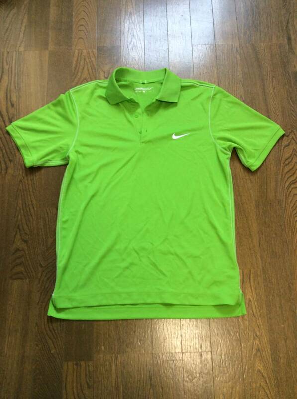 未使用品 ナイキゴルフ Nike golf ポロシャツ 若草色 サイズL
