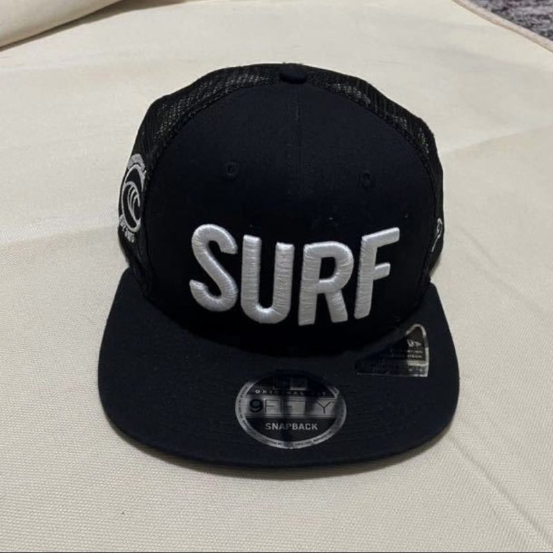 World Surf League ワールドサーフリーグ キャップ ニューエラ 帽子 世界プロサーフィン連盟 ユニセックス　キャップ　黒
