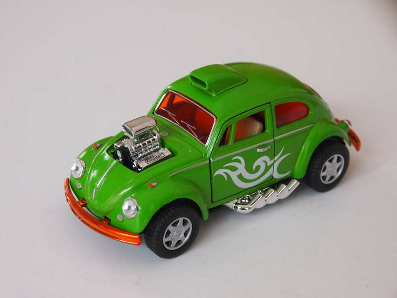 KiNSMART キンスマート 1/32 Volkswagen Beetle Custom Dragracer (Inspired by Klaus Trommer)