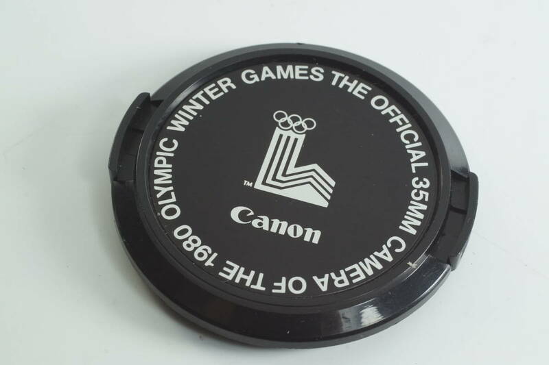 RBCG01『送料無料 キレイ』Canon 内径52mm カブセ式 キャノン キヤノン レンズキャップ 1980年レイクプラシッド 冬季オリンピック仕様