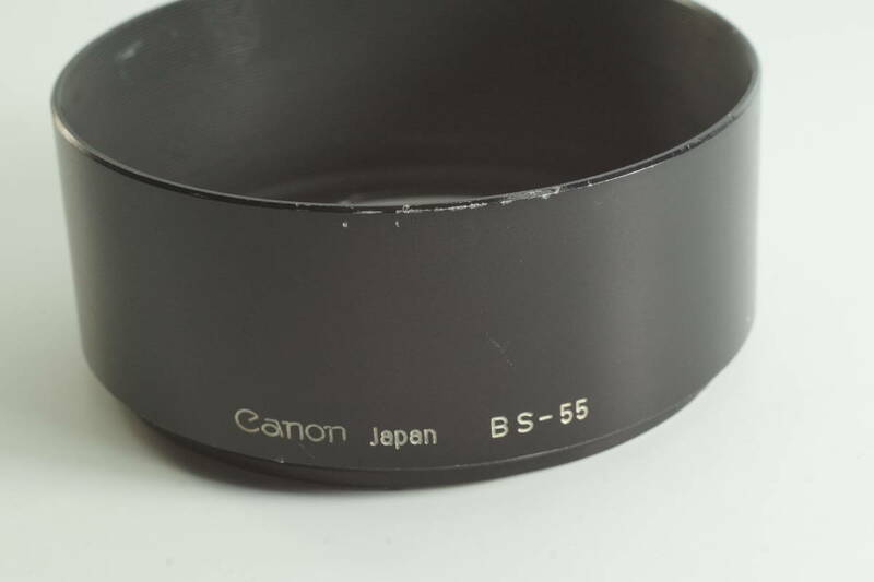 RBGF03『送料無料 並品』CANON BS-55 FD 50mm F1.4 FD 50mm F1.8 BS-55 レンズフード BS-55