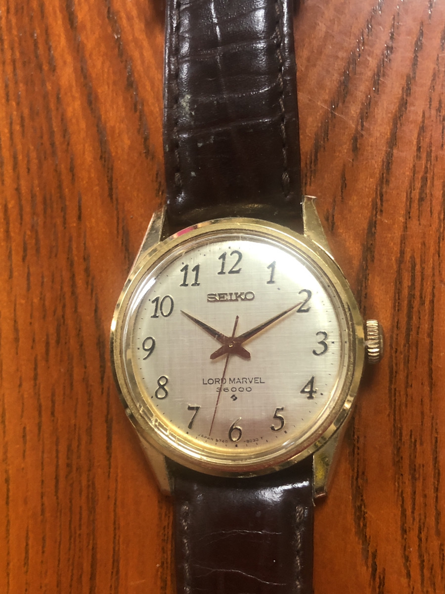 【セイコー ロードマーベル】36000 植字タイプ SGP 手巻き 5740-8000 1974年 SEIKO LORD MARVEL 【23/04 TY-2C】