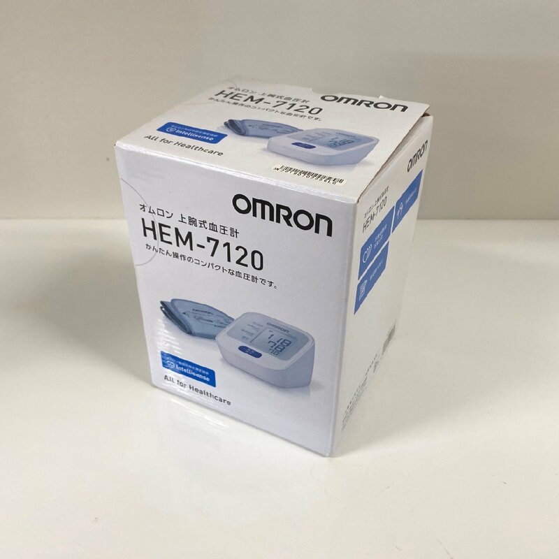 □OMRON(オムロン)　上腕式血圧計　HEM-7120　/USED・美品　τ□