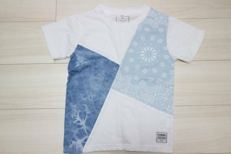 ★美品★ イッカ ikka キッズ 半袖 Tシャツ キリカエT 130♪