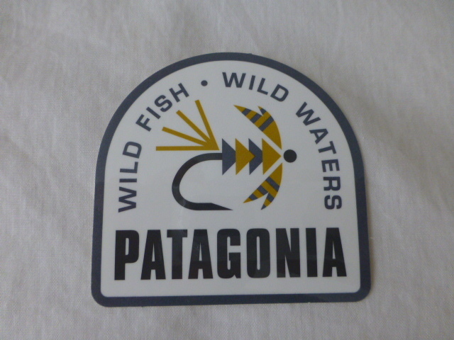 patagonia PATAGONIA WILD FISH WILD WATERS ステッカー WILD FISH WILD WATERS PATAGONIA FLYFISHING Trout トラウト フライ Fly