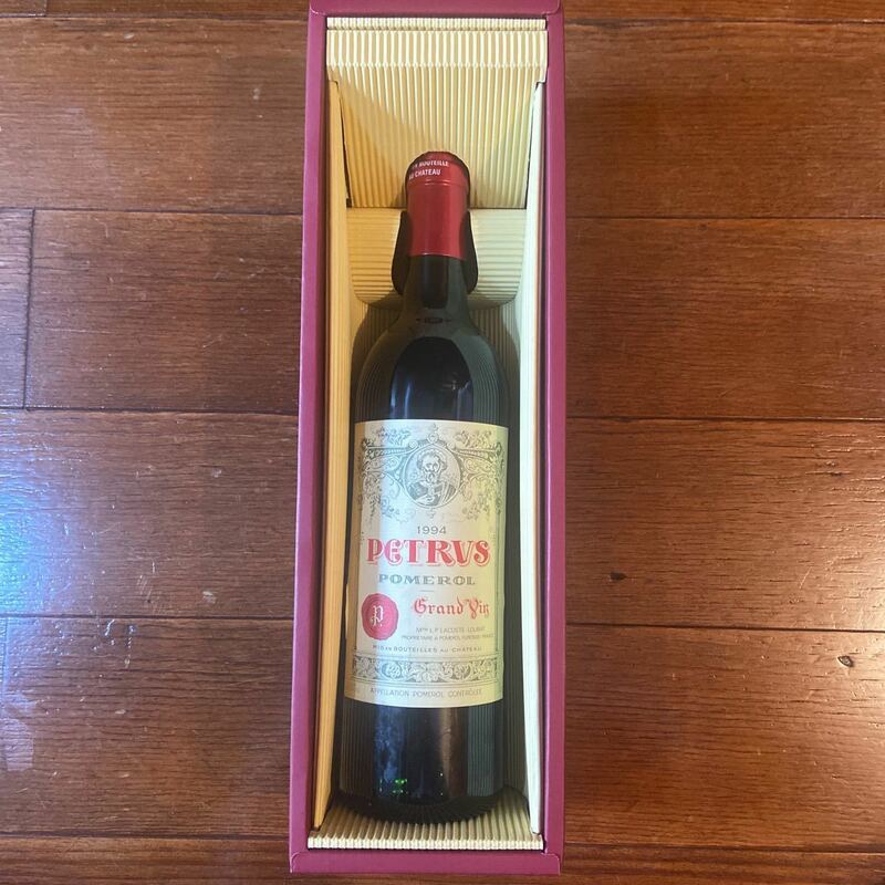 赤ワイン フランス ボルドー シャトー ペトリュス 1994 750ml 箱付き 古酒 セラー保管