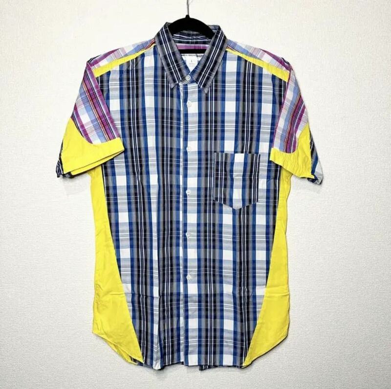 COMME des GARCONS SHIRT 13SS 半袖パッチワークシャツ