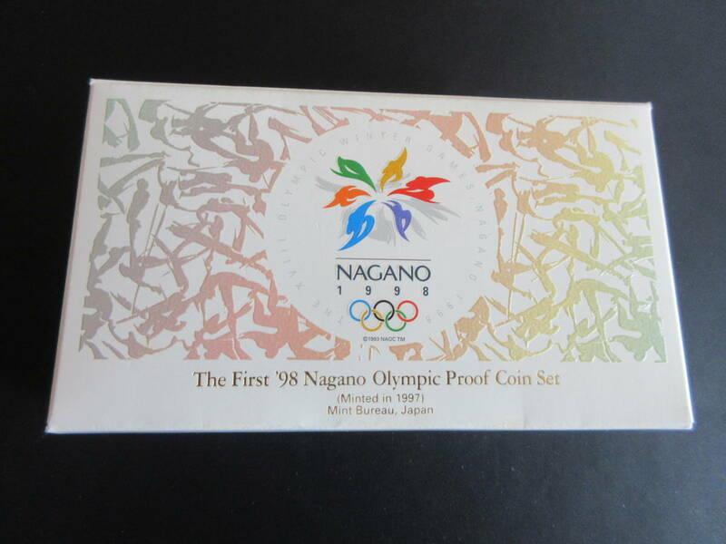 1998年　平成10年　長野オリンピック　冬季競技大会　第1次　5000円銀貨　500円白銅貨　2点プルーフ　未使用