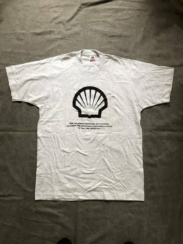 fruit of the loom - big logo shell フルーツオブザルーム　半袖Tシャツ Lサイズ　USA