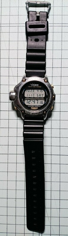 ★CASIO/カシオ【潜水王】DEP-600 LOGMEMORY TWINSENSOR