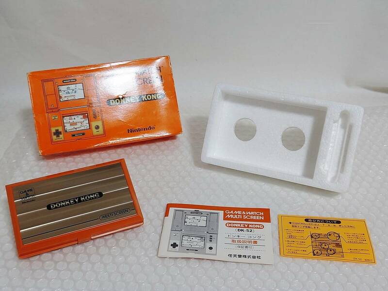 現状品+廃盤品　Nintendo　GAME＆WATCH　MULTI SCREEN　ドンキーコング　DK-52　任天堂　ゲームウォッチ　マルチスクリーン