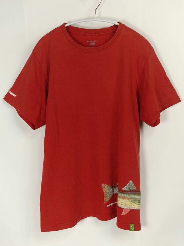 【world trout】Patagonia パタゴニア Tシャツ ワールドトラウト 鱒 フィッシング 釣り beneficial t’s