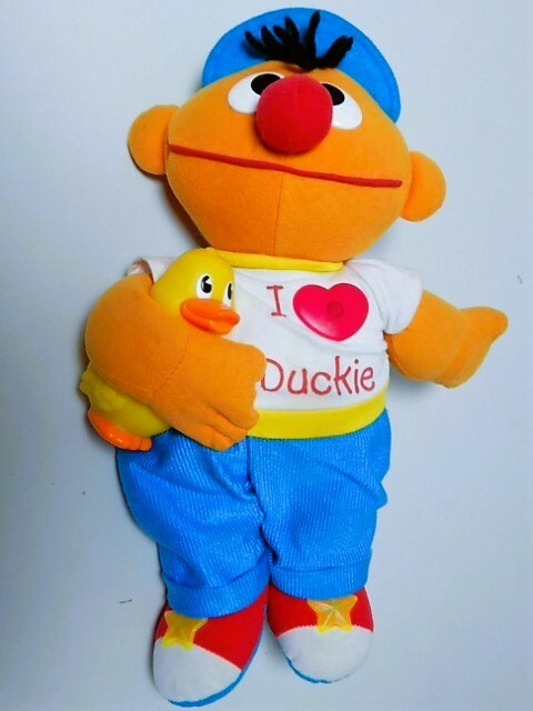 即決　マジックライトアーニー　セサミストリート　ラバーダッキー　アーニー　sesame street ernie rubberduckie