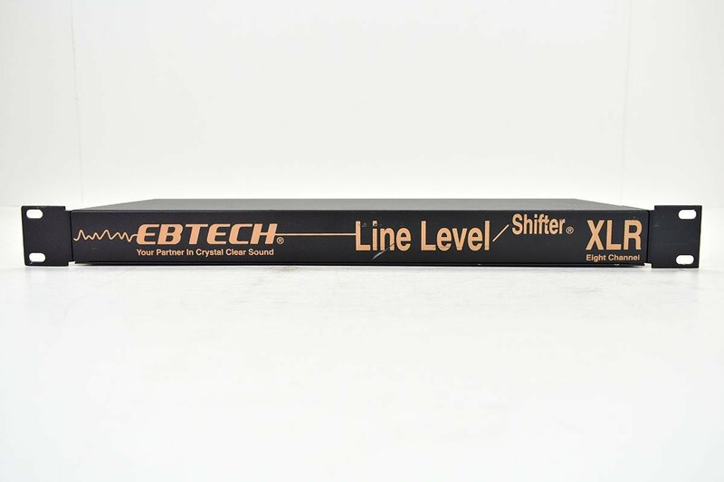 EBTECH 8ch Line Level Shifter LLS-8-XLR [イービテック][ラインレベルシフター][ラックマウント][eight channel]M