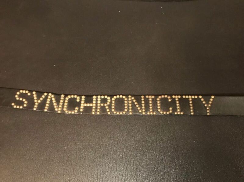 SYNCHRONICTIY スタッヅ　ベルト　ウルフズヘッド