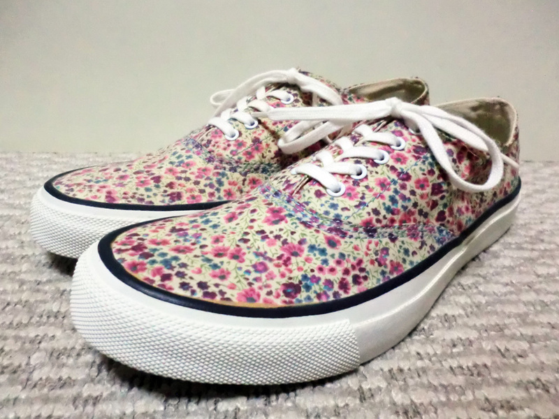 ♪Liberty Fabric使用 SPERRY TOP-SIDER Heritage Oxford Liberty mix スペリー トップサイダー デッキシューズ リバティーコラボ♪