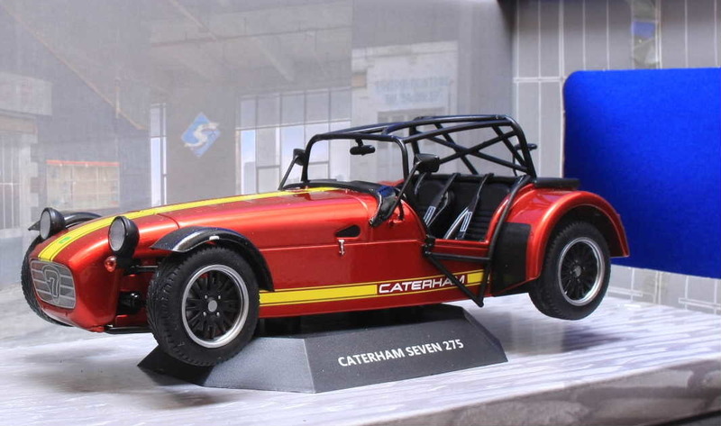 1/18 ソリド（SOLIDO）CATERHAM ケータハム セブン 275 アカデミー 2014 (レッド/イエロー) ●