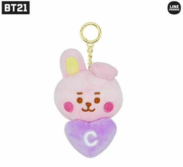 BT21 公式　COOKY ぬいぐるみリールキーホルダー　韓国　K-POP☆BTS 防弾少年団　ジョングク　キーホルダー　