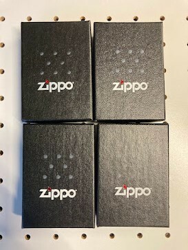 Zippo ジッポー 紙箱のみ ４個セット