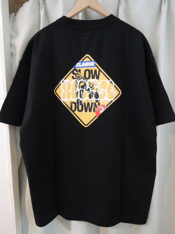 X-LARGE XLARGE エクストララージ SLOW DOWN S/S TEE ブラック XLサイズ 人気商品 送料￥210～ 値下げしました！