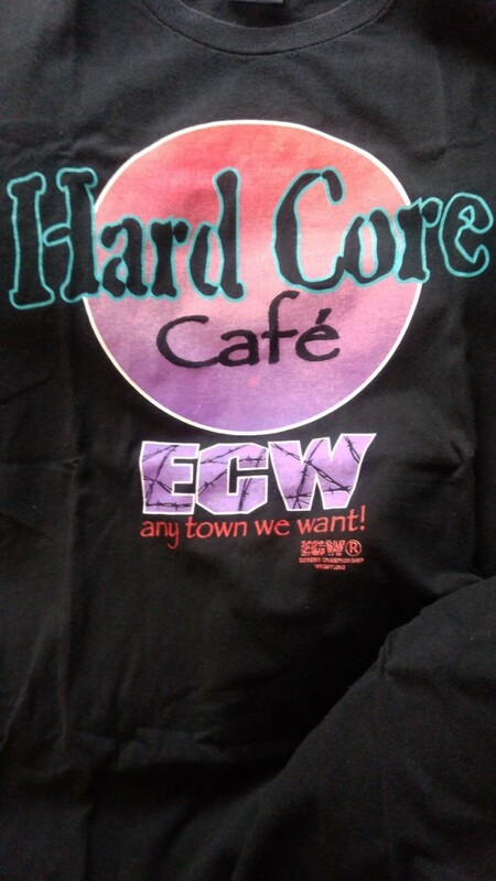 Tシャツ　ECW　 ハードコア　プロレス　ビンテージ　1998年　エクストリーム　XXL WWF WWE ECW ライノ