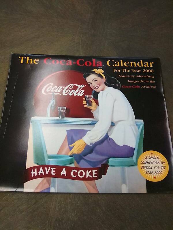 コカ・コーラ　2000年　ミレニアムカレンダー　未使用　米国製
