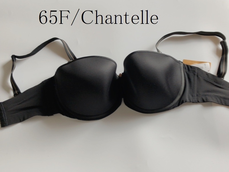 F65☆Chantelle シャンテル　ストラップレスブラ　フランス海外高級ランジェリー