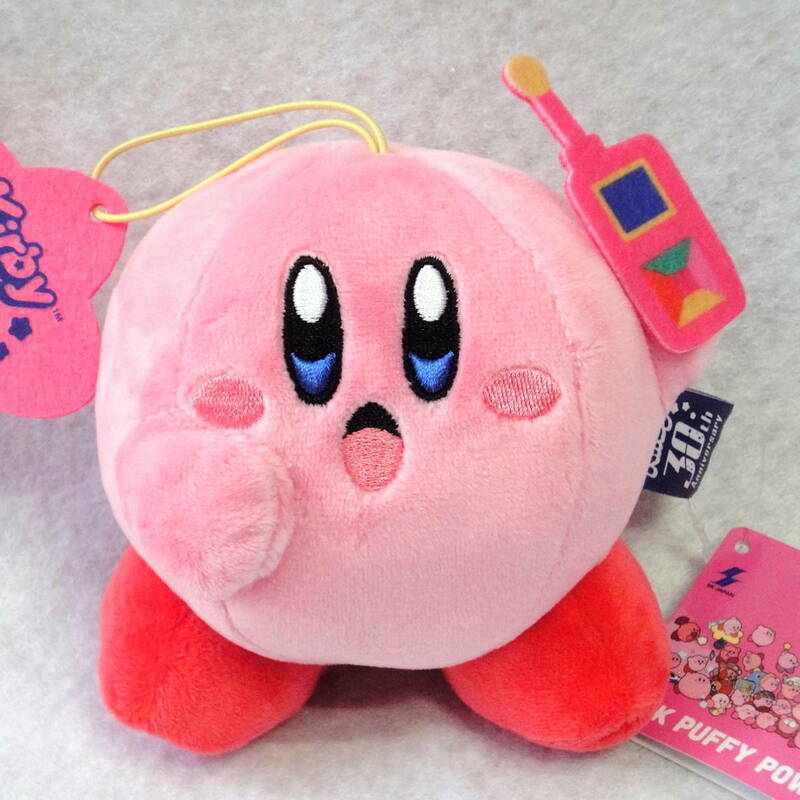 星のカービィ 30th マスコット 第5弾 「けいたいつうしん」　プライズ ぬいぐるみ エスケイジャパン Kirby 第五弾 30周年 CELL PHONE